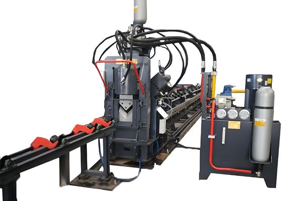 Fully automatic CNC Angle steel punching marking and wire cutting integrated machine