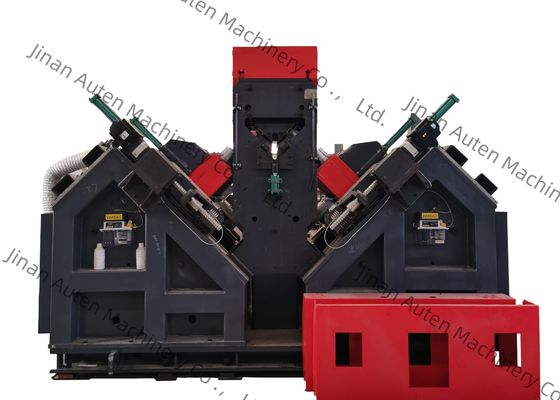 उच्च-दक्षता स्वचालित सीएनसी एंगल लाइन मशीन बड़े आकार के एंगल स्टील ड्रिलिंग और स्टैम्पिंग के लिए