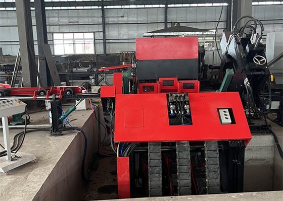 उच्च-दक्षता स्वचालित सीएनसी एंगल लाइन मशीन बड़े आकार के एंगल स्टील ड्रिलिंग और स्टैम्पिंग के लिए