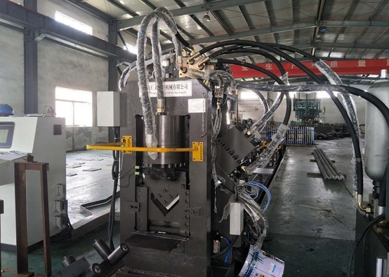 JNC1412 मॉडल छिद्रण अंकन काटने सीएनसी कोण लाइन मशीन 630/1000KN छिद्रण बल