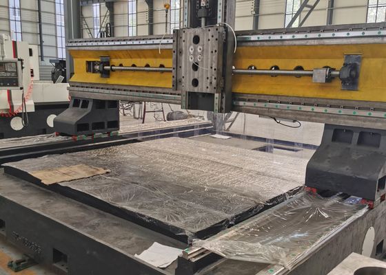 2500x2500mm वर्कपीस साइज सीएनसी प्लेट ड्रिलिंग और मिलिंग मशीन 30mm अधिकतम टैपिंग व्यास