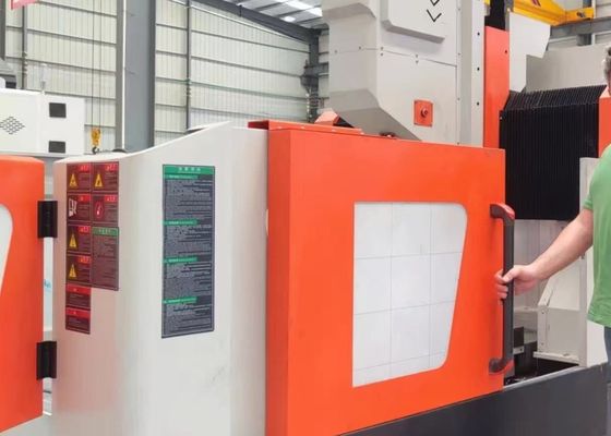 4000x3800x2800mm कुल आकार की वर्कटेबल मूवेबल सीएनसी ड्रिलिंग मशीन 60mm अधिकतम ड्रिलिंग व्यास