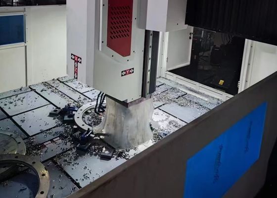 6000x3900x2700 मिमी कुल आकार सीएनसी गैन्ट्री धातु ड्रिलिंग मशीन 70 मिमी अधिकतम ड्रिलिंग व्यास