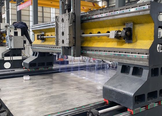 4000x4000 मिमी वर्कपीस आकार सीएनसी शीट धातु ड्रिलिंग मशीन 80 मिमी अधिकतम ड्रिलिंग व्यास