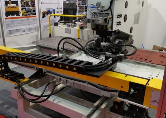 Model BNHD120 Automatic CNC Hydraulic Steel Plate Punch Machine 1500*800mm Workpiece