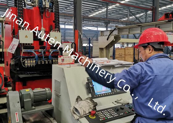 4-9 मिमी प्लेट मोटाई Cnc स्वचालित शीट धातु छिद्रण प्रसंस्करण लाइन के लिए भारी शुल्क वाहन