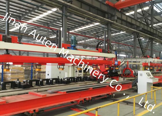 4-9 मिमी प्लेट मोटाई Cnc स्वचालित शीट धातु छिद्रण प्रसंस्करण लाइन के लिए भारी शुल्क वाहन
