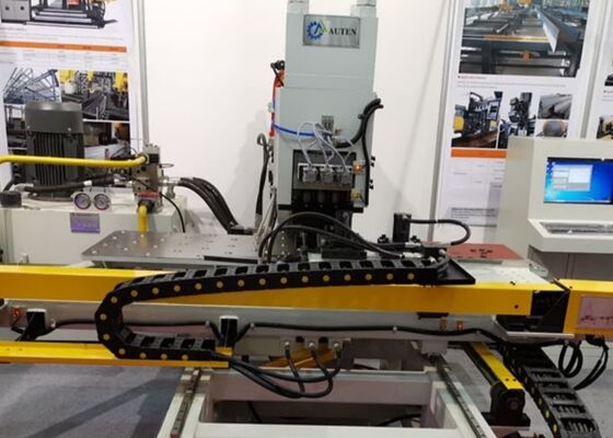इस्पात संरचना उद्योग सीएनसी प्लेट पंचिंग मशीन 800/1200KN मार्किंग फोर्स पर लागू