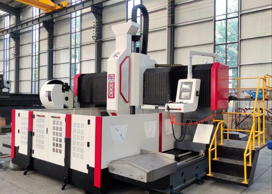 हीट एक्सचेंजर प्रयुक्त सीएनसी प्लेट ड्रिलिंग मशीन 20/30KW सर्वो स्पिंडल मोटर पावर