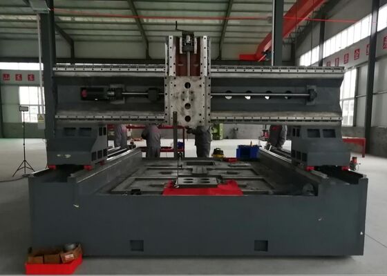 हीट एक्सचेंजर प्रयुक्त सीएनसी प्लेट ड्रिलिंग मशीन 20/30KW सर्वो स्पिंडल मोटर पावर