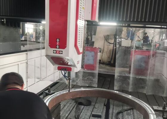 पीएचडी4080 सीएनसी गैन्ट्री-टाइप मोबाइल सीएनसी ड्रिलिंग मिलिंग मशीन स्टील प्लेट फ्लैंज हीट एक्सचेंजर
