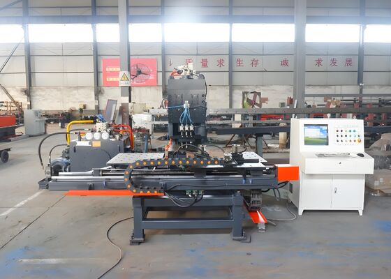 800/1000KN Marking Force Plate Drilling Punching Machine 50mm Drilling Diameter