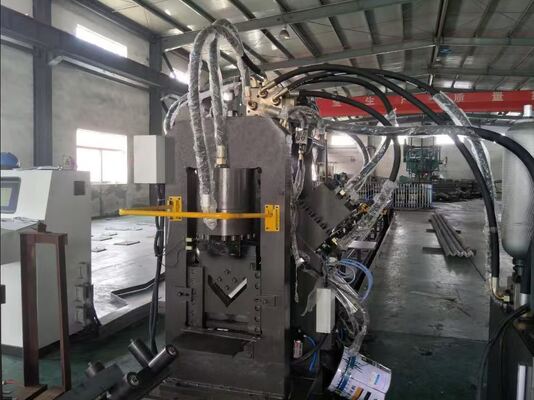 कोण फ्लैट बार चैनल स्टील प्रसंस्करण के लिए एकीकृत 3-इन -1 सीएनसी स्टील निर्माण लाइन