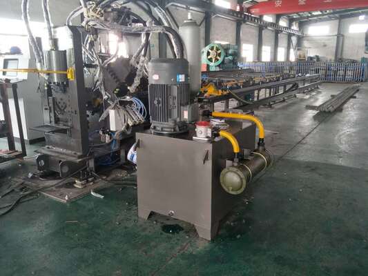 कोण स्टील फ्लैट बार चैनल स्टील के लिए 3-इन -1 सीएनसी स्टील पंचिंग प्रसंस्करण लाइन प्रति पक्ष 3 पंच