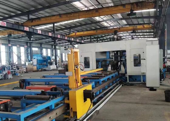 स्वचालित सीएडी प्रोग्रामिंग प्रणाली के साथ स्मार्ट सीएनसी एच बीम ड्रिलिंग मशीन